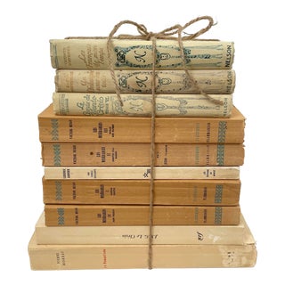 Set of 10 French Classic Literature in the French. For Sale