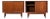 Danish Modern Modular Teak Sliding Door Cabinets by Lyby Mobler For Sale