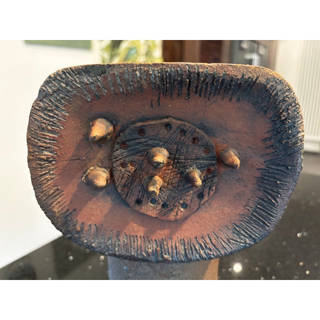 1960s Brutalist Vase from Gisbert & Barbara Haberland, Berlin, 1960 For Sale - Image 5 of 12