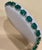23 Carat Natural Emerald Cocktail Tennis Bracelet 14 Karat White Gold For Sale - Image 12 of 18
