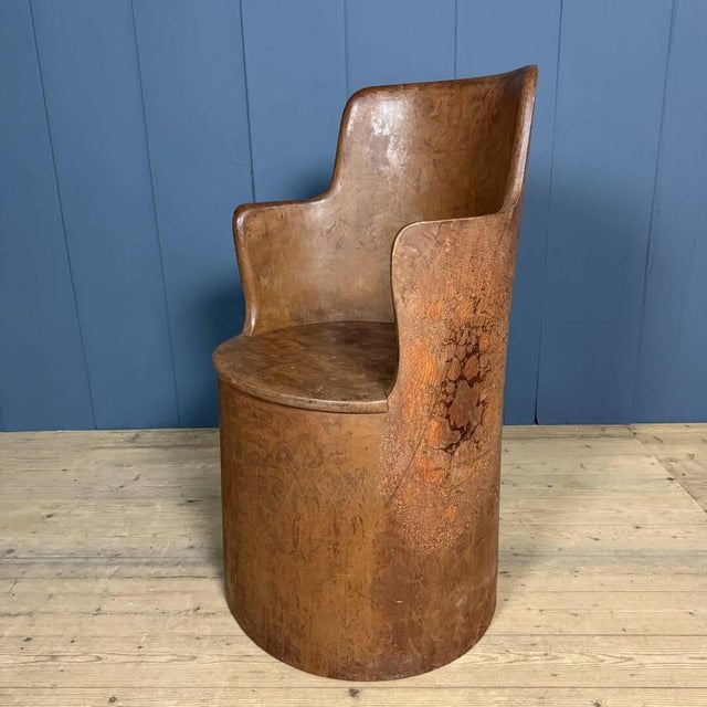 Beautiful antique stump or trunk chair from Sweden, early 1900s. This chair is made from the stump or trunk of a tree and...