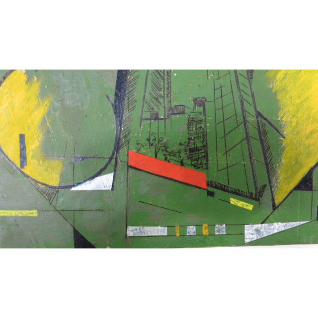 Abstract Geometry 002, Original Abstract Painting For Sale - Image 3 of 4