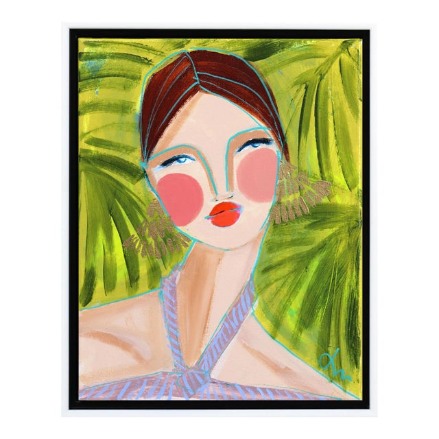 "Miss Priss Palms 2" Original Artwork by Lindsey McCord For Sale