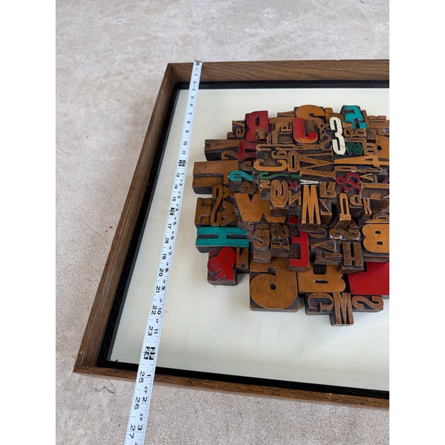 Mid Century Cube Wall Art AlphaSculp Sheldon Rose For Sale - Image 9 of 10