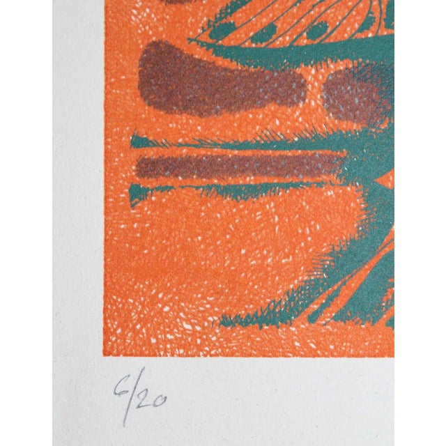 Yargo De Lucca, Inuit-Inspired Silkscreen Print, "Canada Suite Series", Ed. 6/20, 1976-1977 For Sale - Image 4 of 8