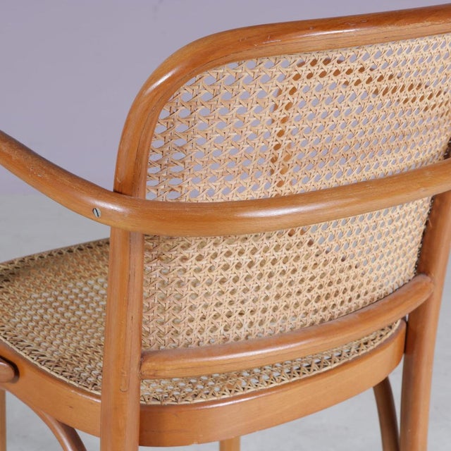 811 Chair by Josef Hoffmann for Ligna, Czech, 1930s For Sale - Image 10 of 11