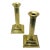 Baldwin Brass Pillar Candlesticks - a Pair For Sale
