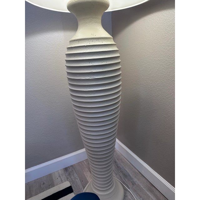 1980's Plaster Floor Lamp For Sale - Image 4 of 12