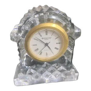 1980s Waterford Crystal Clock, Unmarked