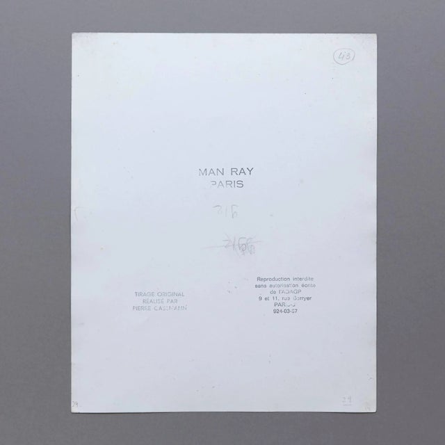 Photograph of Jacques Doucet by Man Ray for Pierre Gassmann, 1977 For Sale - Image 4 of 5