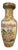 20th Century Japanese Satsuma Vase with Extensive Gilt Decoration and Floral Landscape Scene, 1920s For Sale