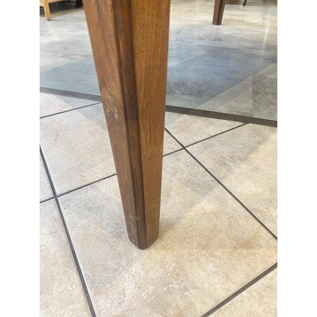 Five-Drawer Desk in Oak, 1950 For Sale - Image 15 of 18