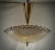 Out of the ordinary chandelier from Murano glassworks, elegant golden colour, very original design. The Murano furnaces...