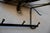 Gold Vintage Wall-Mounted Coat Rack in Black Metal and Brass, 1950s For Sale - Image 8 of 12