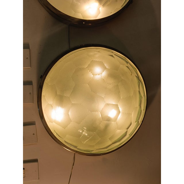 Metal Large Wall Lamp by Pia Guidetti Crippa for Lumi, Italy, 1960s For Sale - Image 7 of 11