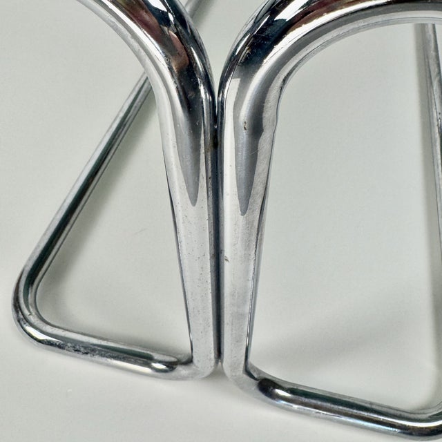 Metal Mid-Century Modern Tubular Steel and Smoked Glass Coffee Table, Italy, 1970s For Sale - Image 7 of 8
