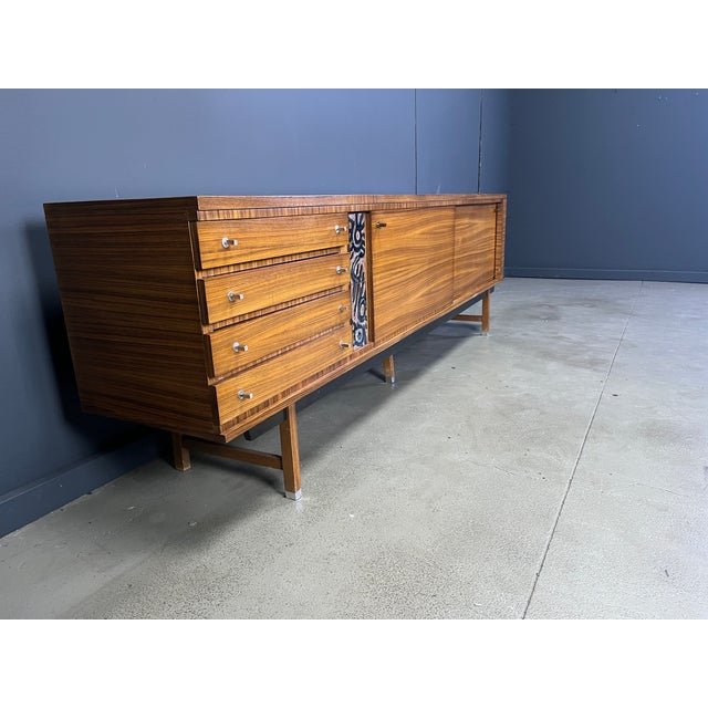 Wood Vintage Sideboard by Pieter De Bruyne for Al Meubel, 1960s For Sale - Image 7 of 9