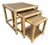Set of 3 Rattan Nesting Tables For Sale
