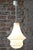 Glass Art Deco Chandelier in Opal Glass, Czech, 1940s For Sale - Image 7 of 8