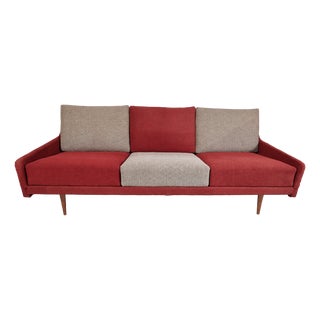 Vintage Fabric Sofa, 1970s For Sale
