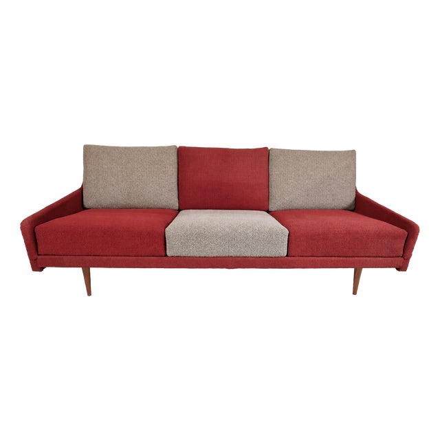 Vintage Fabric Sofa, 1970s For Sale