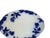 Antique 1896 W.H. Grindley Flow Blue 12.5" Oval Platter - Marechal Neil Pattern Made in Staffordshire England c. 1896....