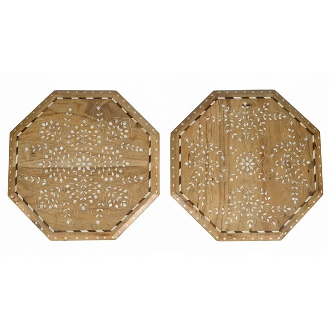 Bring refined craftsmanship and global-inspired charm into your space with this beautifully detailed octagonal inlay...