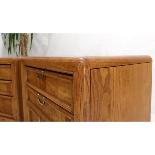 Pair of Broyhill Three Drawer Nightstands End Side Tables For Sale - Image 12 of 13