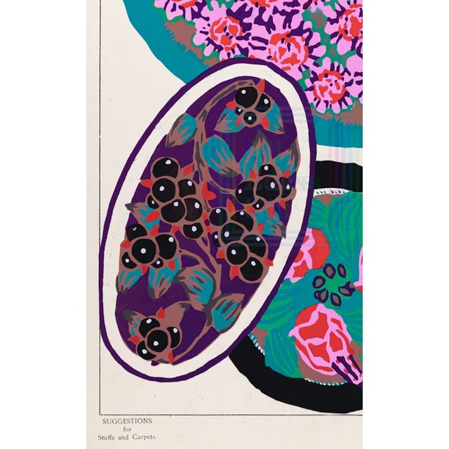 All Edges Gilt's edition of Séguy's Suggestions pour Étoffes et Tapis (Suggestions for Stuffs and Carpets) Plate 17 E. A....
