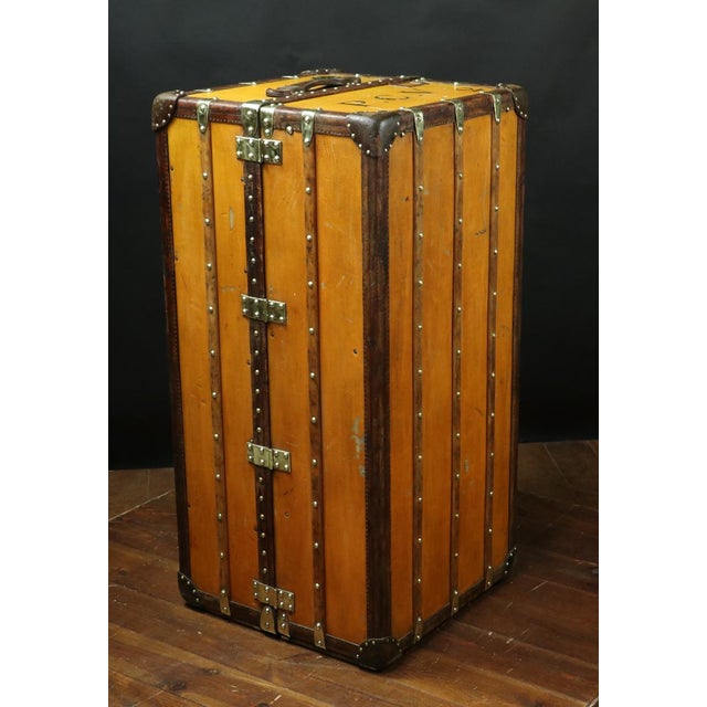Wardrobe Trunk from Louis Vuitton, 1890s For Sale - Image 3 of 10