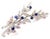 Metal Vintage Tiffany & Co. Platinum Diamond Sapphire Flower Pin Brooch For Sale - Image 7 of 8