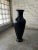 1980s Postmodern Black Glass Floor Urn For Sale - Image 9 of 9