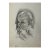 1940s Original Signed Graphite Illustration of Thoughtful Baby Portrait, 11 × 8 In. For Sale