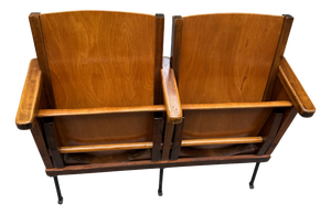 Vintage Cinema Chairs in Woos, 1950