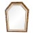 Vintage Mid Century Wall Mirror 1980s Postmodern Windsor Gold Frame For Sale
