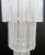 Chrome 1990s Art Deco Style 4-Tiered Crystal Rods and Chrome Table Lamps - a Pair For Sale - Image 8 of 18