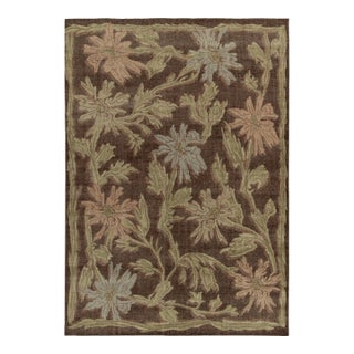 Rug & Kilim’s Oversized Deco Flower Rug, 14x20 For Sale