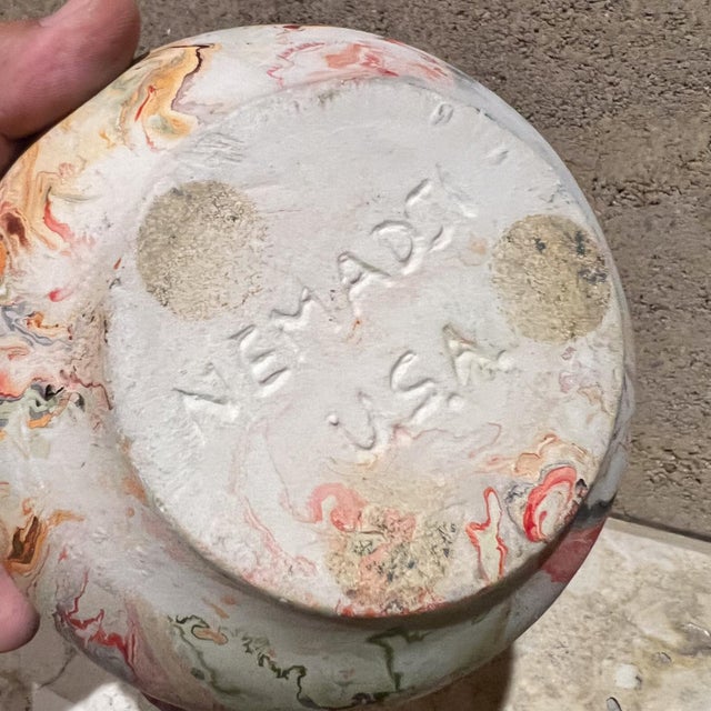 AMBIANIC presents Nemadji Native Indian Red Art Pottery Ceramic Vase Moose Lake MN 4 h x 5.5 diameter Original vintage,...