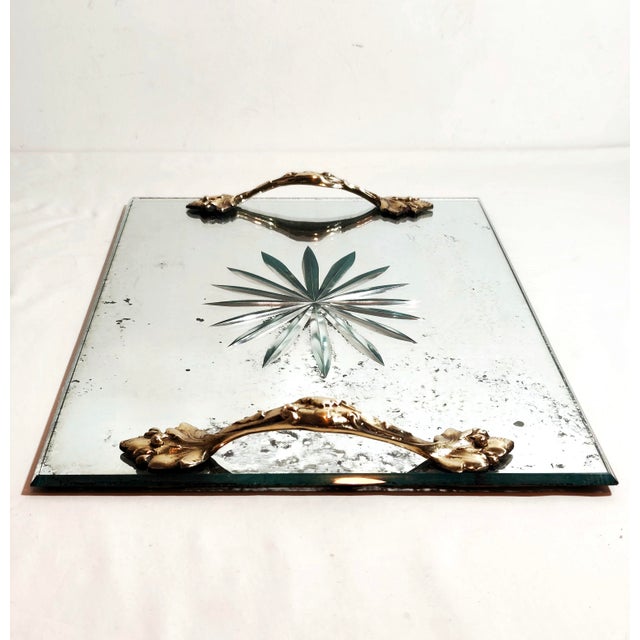 Glass Tray, Spain, 1940s, in Very Good conditions. Designed 1920 to 1949