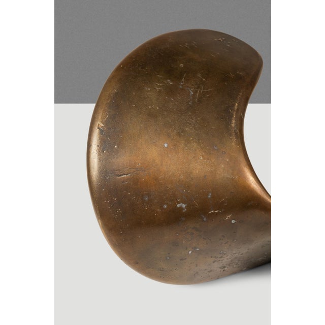 1 of 1 Abstract Modern "Torn Fragment" Table Top Solid Bronze Sculpture by Mark Leblanc for Leblanc Studios, Usa, C. 2020s For Sale - Image 17 of 18