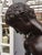 Metal Italian Bronze Boy with Crab Figural Garden Sculpture For Sale - Image 7 of 12