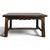 Extendable Monastery Table in Oak with Versailles Parquet Top For Sale - Image 9 of 9