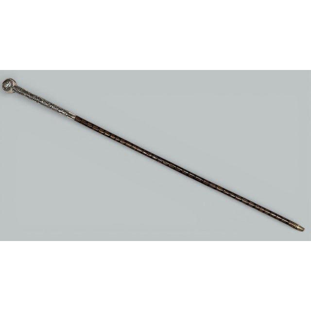 Antique Chinese Claw Dragon Ladys Gentleman's Wooden Walking Stick Dress Cane For Sale - Image 9 of 9