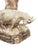 Late 19th Century Hand-Carved Alabaster Figurative Sculpture Depicting a Young Woman or Shepherdess With a Goat/Sheep, For Sale - Image 4 of 8