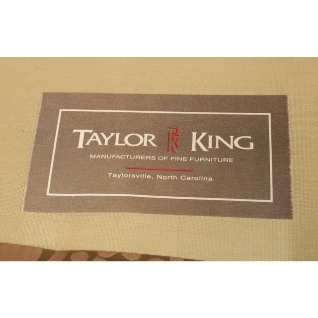 Taylor King Custom Upholstered Tufted TwoSeat Cabriole Sofa (B) Chairish