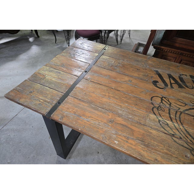 Industrial Industrial Dining Table, 1980s For Sale - Image 3 of 8