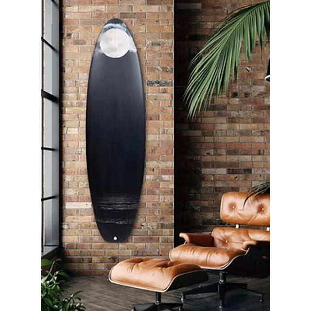 Blue Moon 6'5"x22"x2.6" Squash Tail Rideable Surfboard with Thruster FinPoly (PU/PE) Bass Wood Stringer Matte Finish Clear...