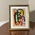 1970s 1970s Peter Robert Keil Original Painting Abstract Miro Style Modern Art Signed Framed For Sale - Image 5 of 6