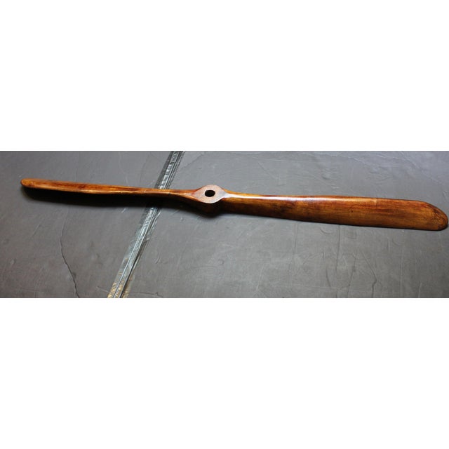 Circa 1920s-1930s Anglo-American Prop Airplane Propeller For Sale In Raleigh - Image 6 of 7