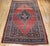 19th Century Persian Bidjar Rug, Hand-Knotted Wool, Geometric Pattern, Red & French Blue, 8x12 For Sale - Image 10 of 11